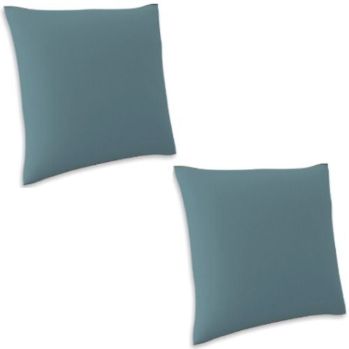 2 x Mojo Cushion Cover Throw Pillow Case 45x45cm, Storm Green Design