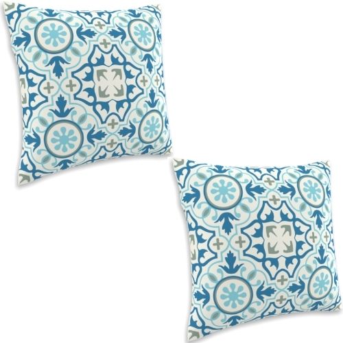 2x Mojo Cushion Cover Throw Pillow Case 60x60cm Decorative Covers Marrakesh Teal