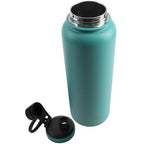 2 x Oasis 1.1L Stainless Steel Insulated Sports Bottle w/ Screw Cap - Turquoise