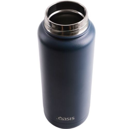 2x Oasis 1.2L Vacuum Insulated Water Bottle Stainless Steel Drink Bottles - Navy