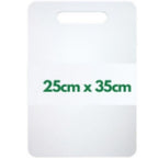 2 x Plastic Chopping Boards Light Weight 0.6cm Thick Easy to Clean
