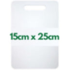 2 x Plastic Chopping Boards Light Weight 0.6cm Thick Easy to Clean