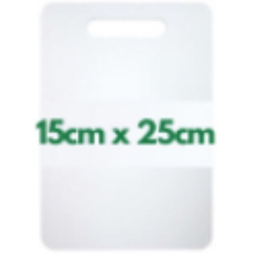 2 x Plastic Chopping Boards Light Weight 0.6cm Thick Easy to Clean