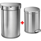 45L Motion Sensor Bin Automatic Trash Can and Round Step Bin 4.5L By Simplehuman