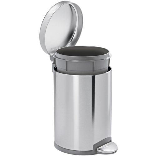 45L Motion Sensor Bin Automatic Trash Can and Round Step Bin 4.5L By Simplehuman