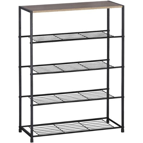 5 Tier Industrial Display Rack Modern Design Shelf Organiser Storage Shelves