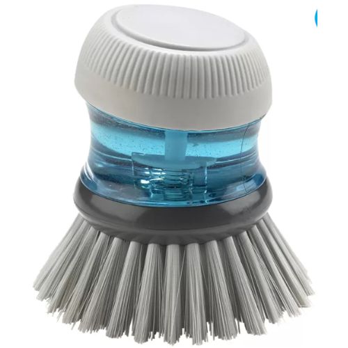 6 PCS Kitchen Sink Cleaning Brushes Set, Dish Scrubber Brush with Soap Dispenser