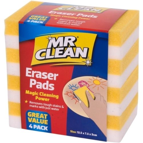 8 x Mr Clean Melamine Eraser Cleaning Pads Kitchen Cleaning Sponge