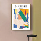 Abstract colour by Henri Matisse Gold Frame Canvas Painting Wall Art 70cmx100cm