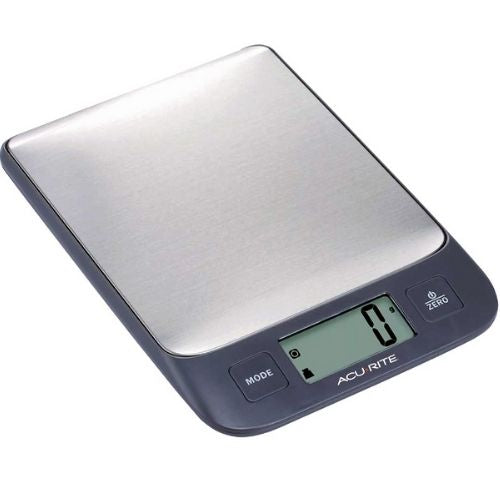 Acurite Stainless Steel Digital Kitchen Scale 1g/5kg Electronic Balance Weight