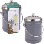 Appetito Compost Bin Kitchen Countertop 4.5L with Charcoal Filter - Charcoal