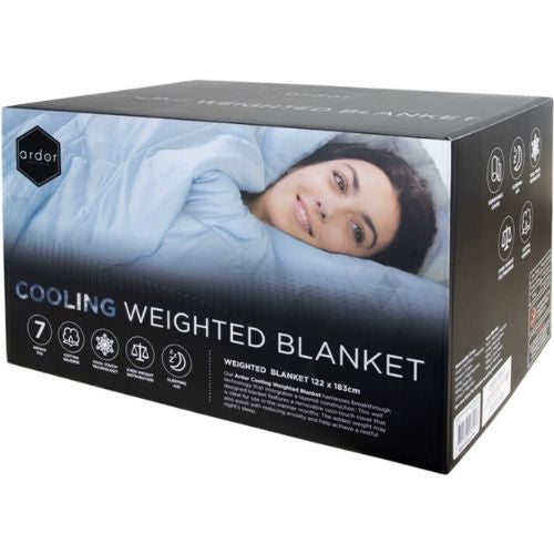Ardor Cooling Weighted Blanket 7kg With Premium Glass Beads & Cool Cotton
