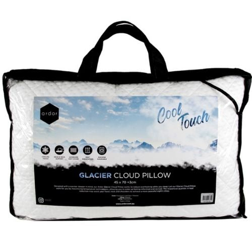 Ardor Home Cool Touch Glacier Cloud Pillow, Support For Head, Neck & Shoulders