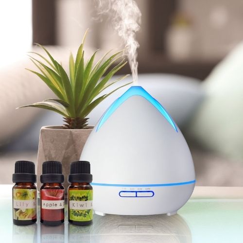 Aroma Diffuser Air Humidifier Essential Oil Aromatherapy Purify Ultrasonic White