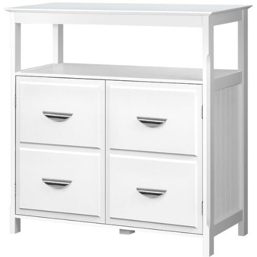 Artiss Buffet Sideboard Cabinet Storage Cupboard Kitchen Hallway Table - White