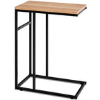 Artiss Coffee Side Table Laptop Desk Bedside Sofa End Tables Wooden Metal Frame