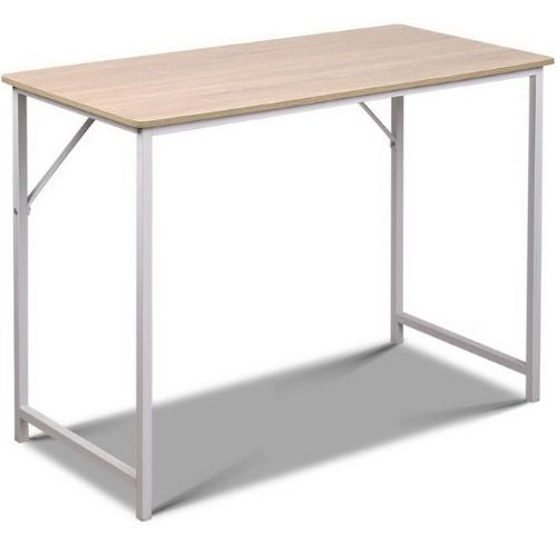 Artiss Computer Desk Metal Study Desks Laptop Table Student Home Office - White