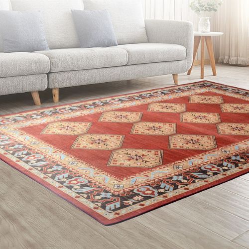 Artiss Floor Rug Carpet Large 200 x 290 Living Room Mat Bedroom Rugs Soft Red