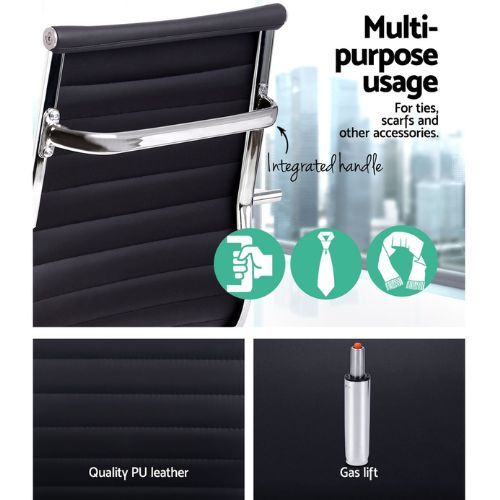 Artiss Gaming Office Chair Computer Desk Chairs Home Work Study Black Mid Back