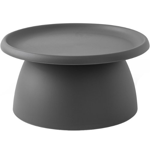 ArtissIn Mushroom Coffee Table Nordic Round Large Side End Tables 70CM - Grey