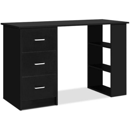 Artiss Office Computer Desk Student Study Table Workstation w/ 3 Drawers - Black