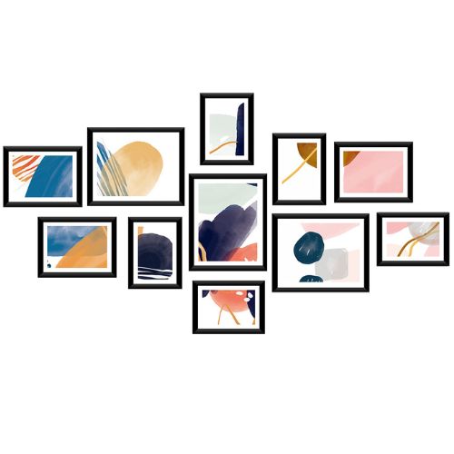 Artiss Photo Frames 11PCS 5x7in 6x8in 8x10in Hanging Wall Frame - Black