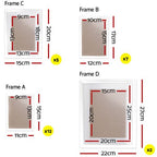 Artiss Photo Frames 26PCS 8x10in 5x7in 4x6in 3.5x5in Hanging Wall Frame - White