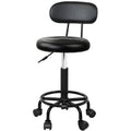 Artiss Salon Stool Barber Beauty Hydraulic Lift Swivel Chair with Backrest Black