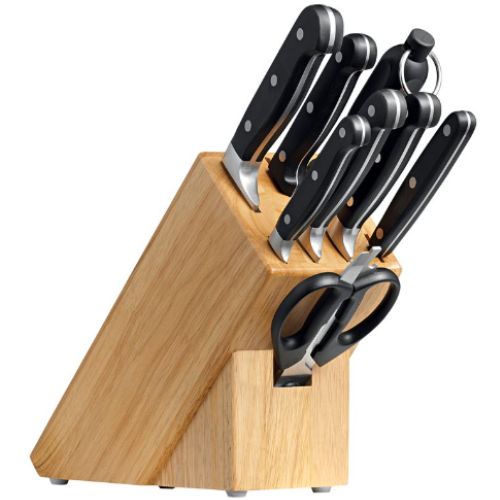 Avanti Perfekt 9 Piece Knife Block Set Kitchen Knives Stainless Steel Cutlery