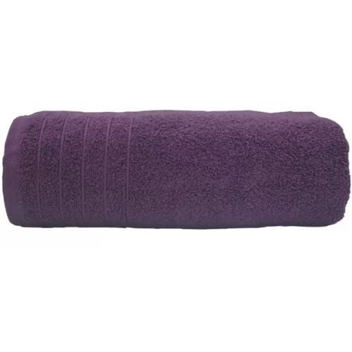 Bath Towel Soft-Wrap Cotton 600GSM Stretch Towels Soft & Absorbent - Aubergine