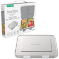 Bentgo Bento Lunch Box Kids Food Container Stainless Steel Leak-Resistant Silver