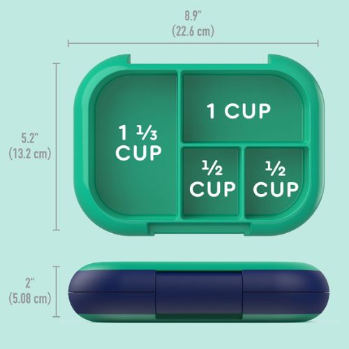 Bentgo Kids Chill Leak-Proof Bento Lunch Box w/ Removable Ice Pack - Green/Royal