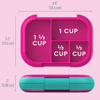 Bentgo Kids Chill Leak-Proof Bento Lunch Box w/ Removable Ice Pack, Fuchsia/Teal