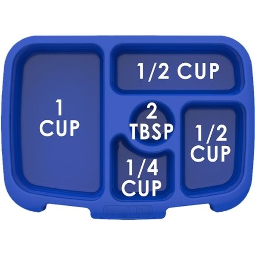 Bentgo Kids Lunch Box Bento Food Container Leak-Proof w/ 5 Compartments - Sharks