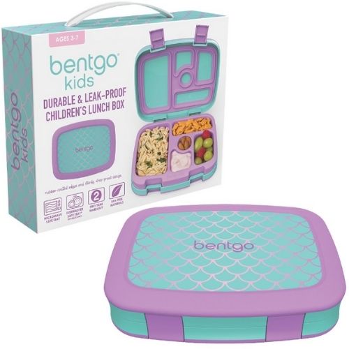 Bentgo Kids Durable & Leak Proof Mermaid Scales Children's Lunch