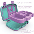 Bentgo Kids Lunch Box Bento Style Food Container, Leak-Proof - Mermaid Scales