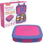 Bentgo Kids Lunch Box Bento w/ 5 Compartments Leak-Proof Food Container, Fuchsia