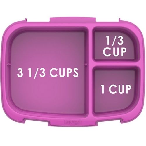 Bentgo Lunch Box Bento-Style Food Container w/ Compartments Leak-Proof - Purple