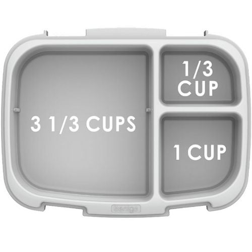 Bentgo Lunch Box Bento-Style Food Container with Compartments Leak-Proof - Grey