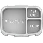 Bentgo Lunch Box Bento-Style Food Container with Compartments Leak-Proof - Grey