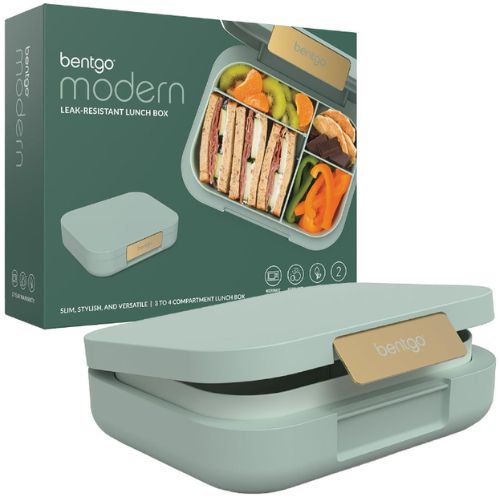 Bentgo Modern Lunch Box Bento Style Leak-Resistant Lunchbox Container Mint Green