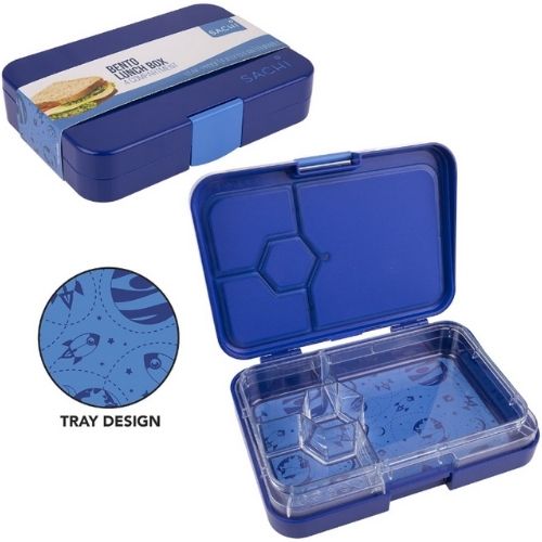 Sachi Bento Lunch Box 4 Compartments - Outer Space