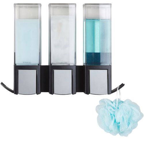 Better Living Clever Triple Chamber Shower Dispenser 500ml - Matte Black