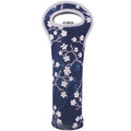 Bottle Bag Single Tote Wine Carrier & Holder Insulated Neoprene - Cherry Blossom