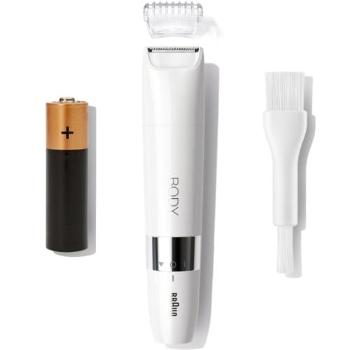 Braun Electric Mini Body Trimmer Hair Removal Wet & Dry With Trimming Comb