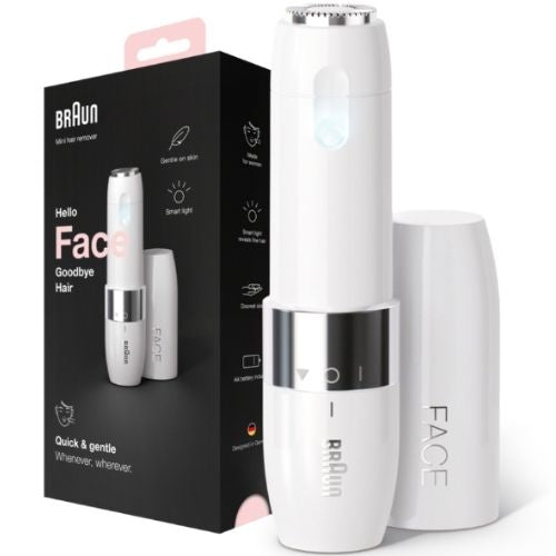 Braun Face Mini Hair Remover Women Trimmer Shaver Electric Facial Hair Removal