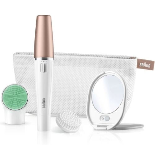 Braun FaceSpa Facial Epilator For Hair Removal and Cleansing Brush System