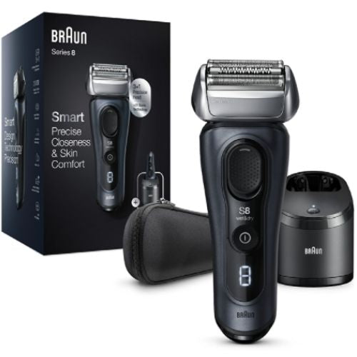 Braun Series 8 Latest Generation Wet & Dry Electric Shaver W/ Fabric Travel Case