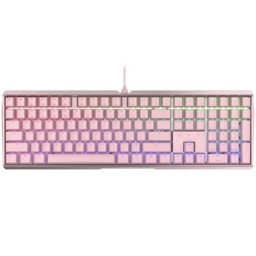 CHERRY MX 3.0S RGB Mechanical Gaming Keyboard With Black Switch - Pink