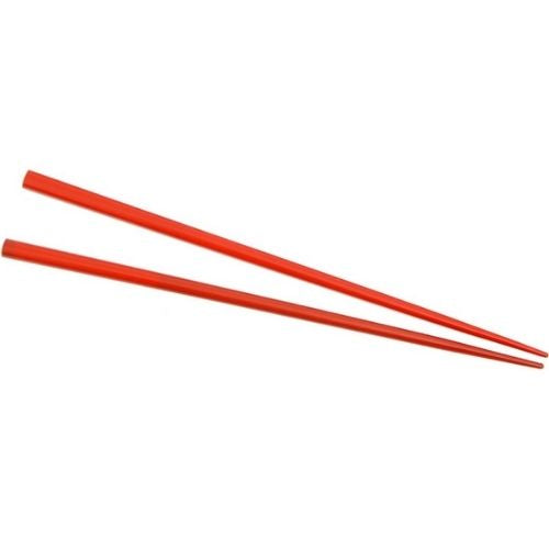 Chopsticks Lacquered Red Wooden Chinese Chopstick Wood D.Line - Set of 6